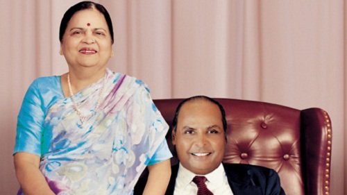 Dhirubhai Ambani and Kokilaben Ambani