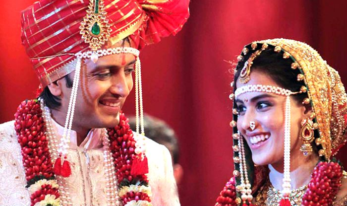 Genelia D' Souza and Riteish Deshmukh marriage