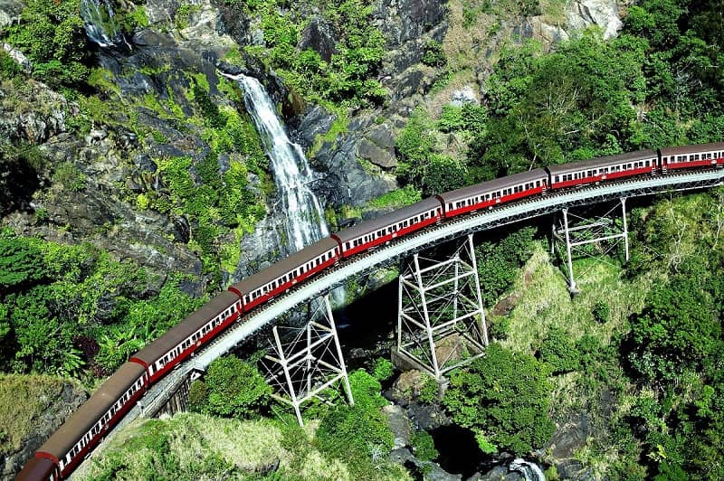 Kuranda Scenic Railroad, Australia - Danger rail routes