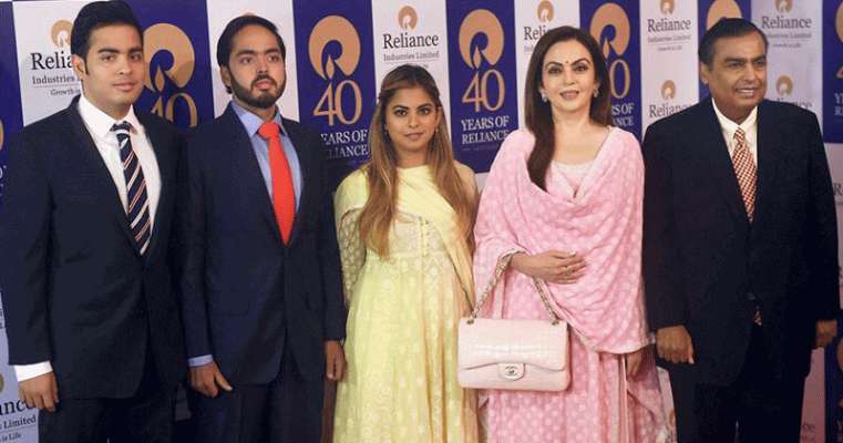 Mukesh Ambani Family