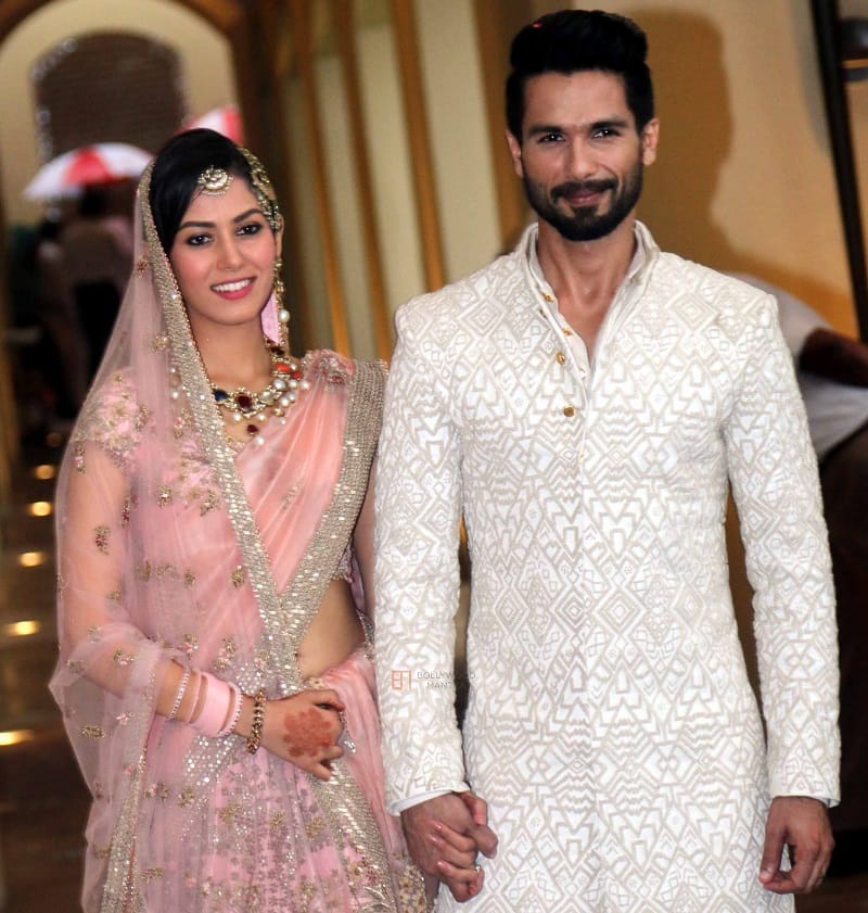 Shahid Kapoor and Mira Rajput Marriage