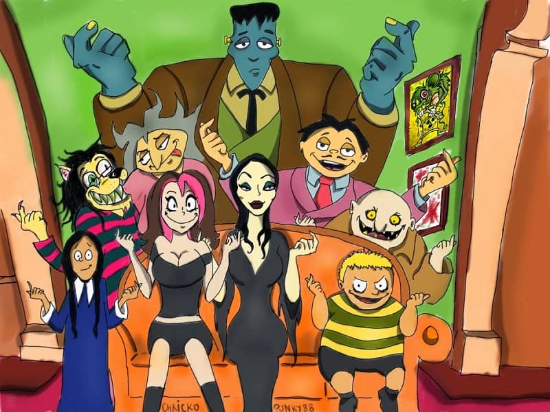 The Addams Family cartoon