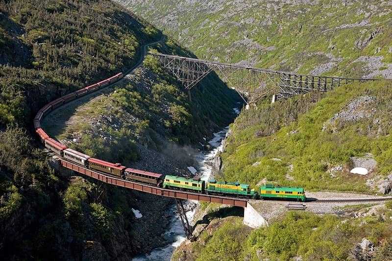 The White Pass and Yukon Route, Alaska - Most dangerous train routes around world