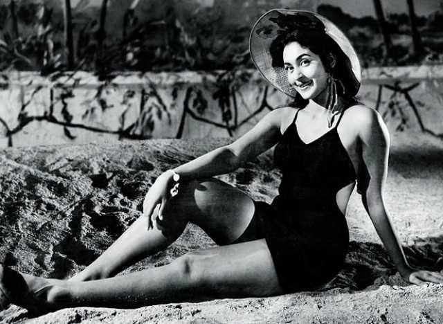 Nutan in Bikini