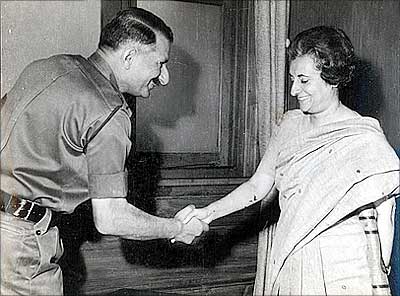 Sam Bahadur Indira Gandhi