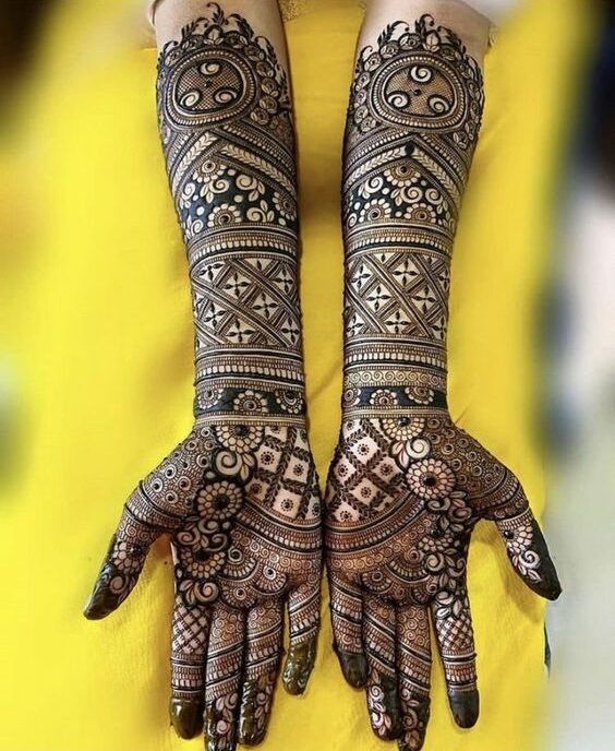 arabic bridal mehndi design