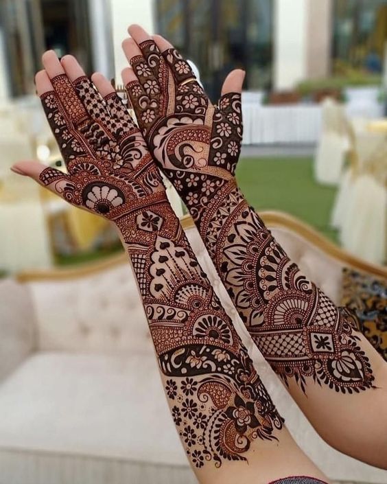 arabic bridal mehndi design