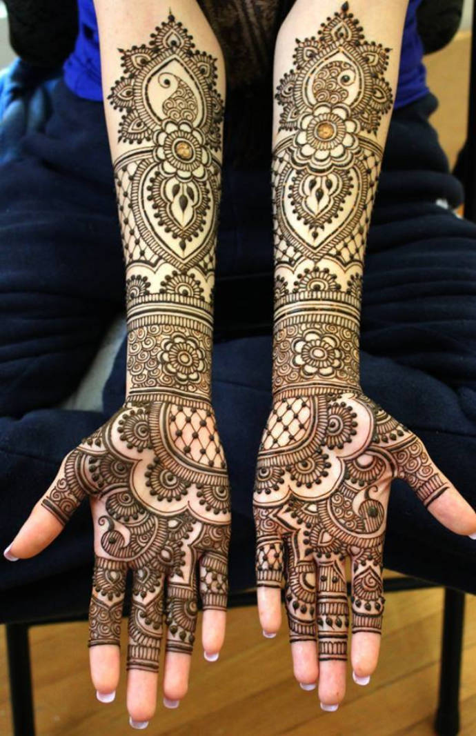 mehndi designs names - indo arabic mehendi