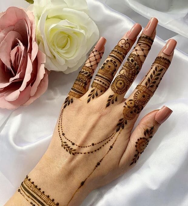 simple mehndi design simple and easy