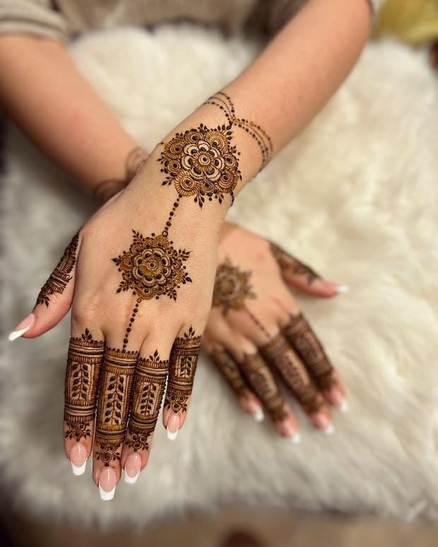 simple mehndi designs for hands