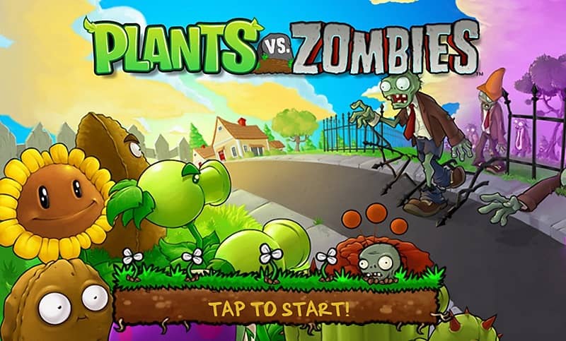 fun android mobile game Plants vs. Zombies