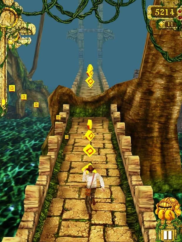 popular android mobile game Temple Run