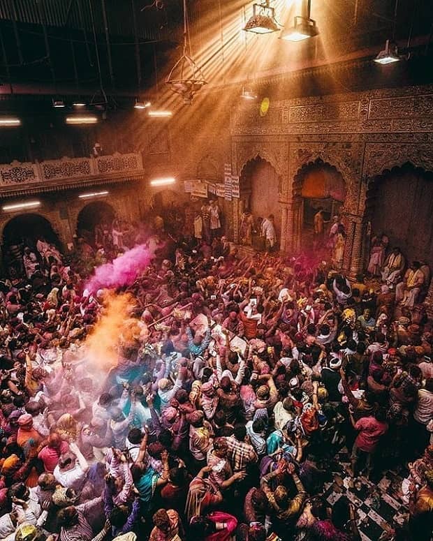 Holi at Vrindavan