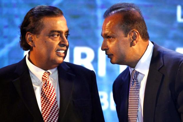 mukesh and anil ambani