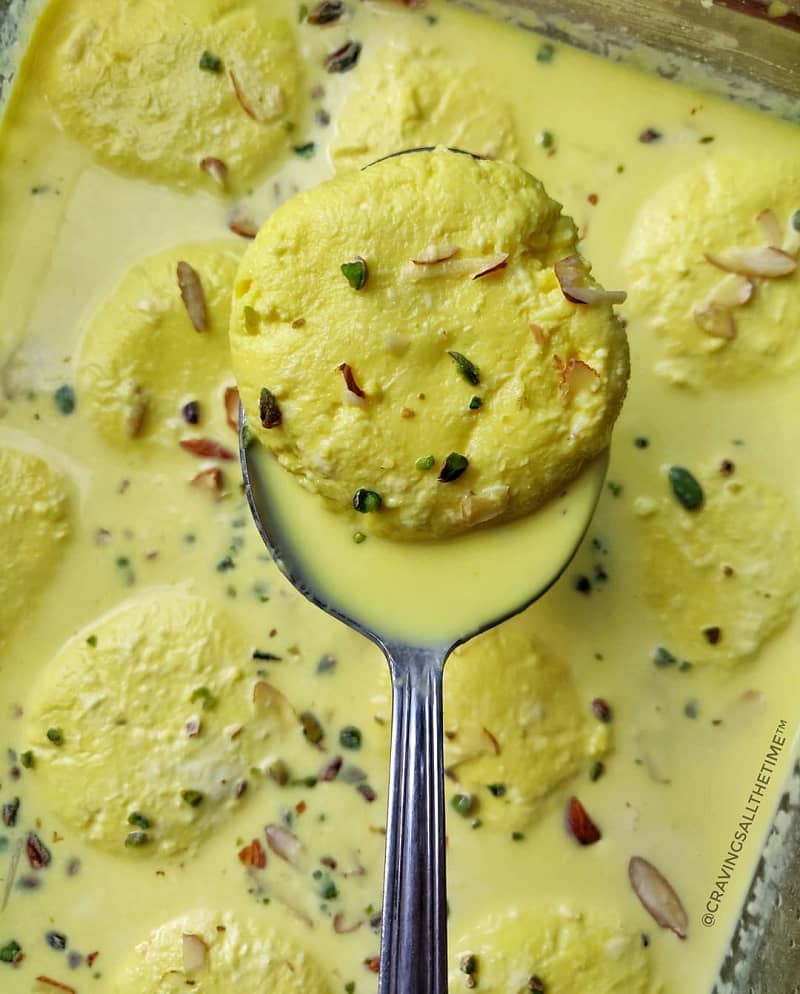 Indian sweets- Rasmalai