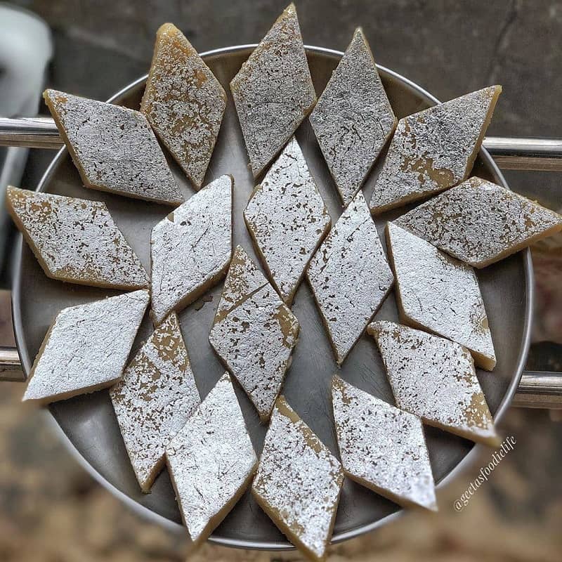 top indian sweet dishes-Kaju Katli