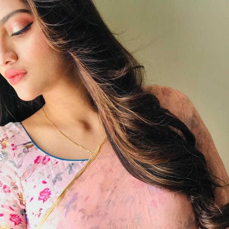 Nusrat Jahan hot saree