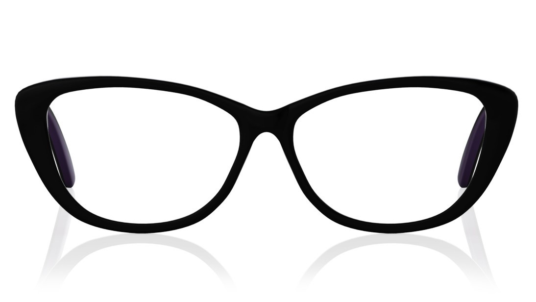 Black CatEye Rimmed Eyeglasses