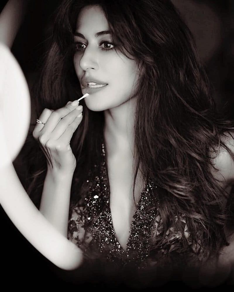 Chitrangada Singh Black and white photo