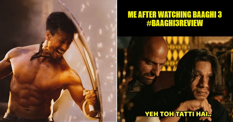 Memes and jokes On Baaghi 3