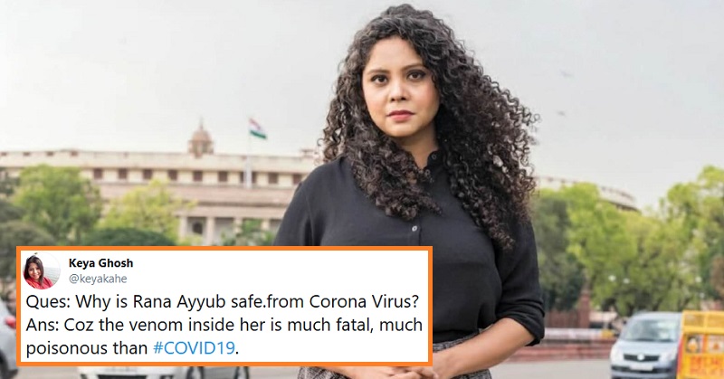 Rana Ayyub Coronavirus remark