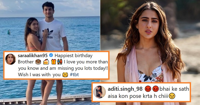 Sara Ali Khan trolled for bikini With Brother Ibrahim Ali