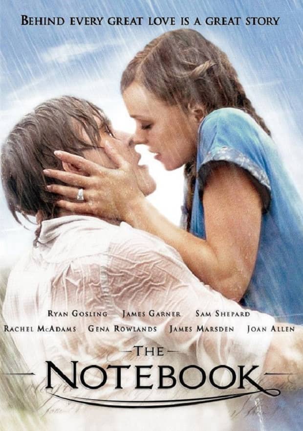 Top Romantic movies- The Notebook