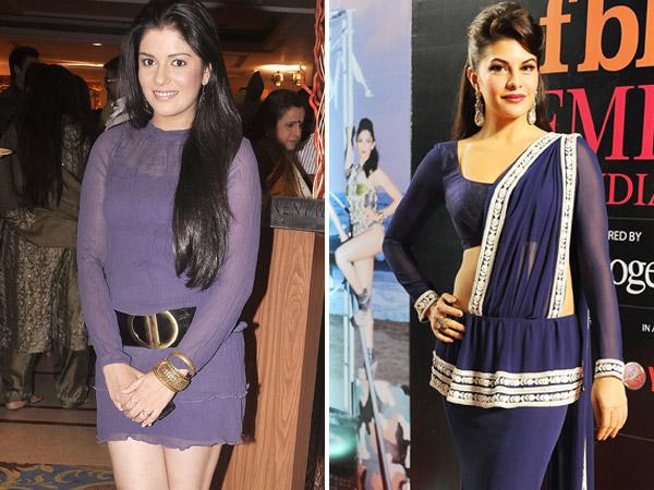 bollywood look alikes-Pooja Gor and Jacqueline Fernandes