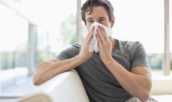 coronavirus prevention-covering mouth while sneezing
