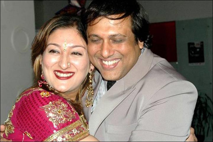 govinda with wife sunita