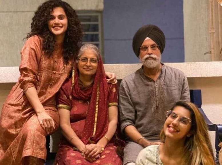taapsee mother and father