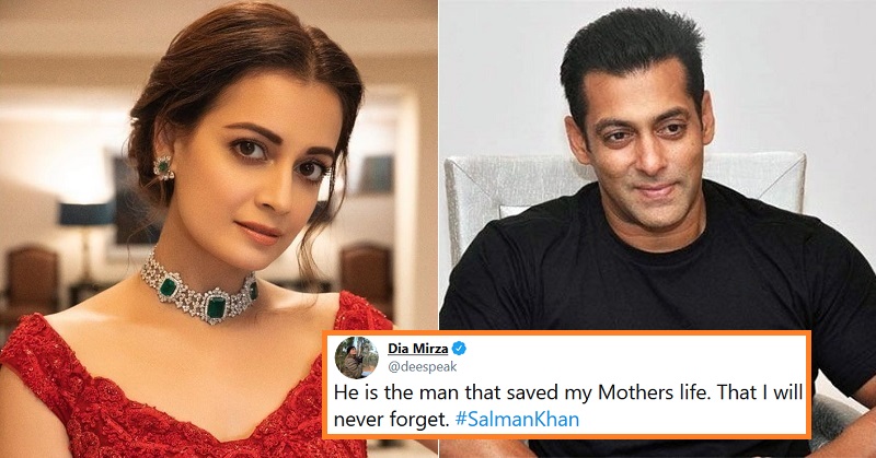 Actress salman khan has helped