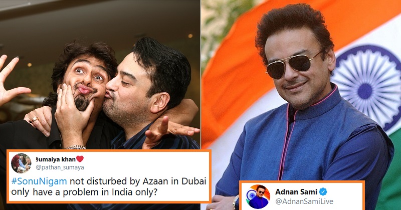 Adnan Sami support sonu nigam