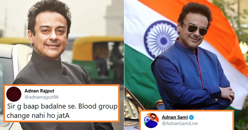 Adnan Sami troll pakistani guy