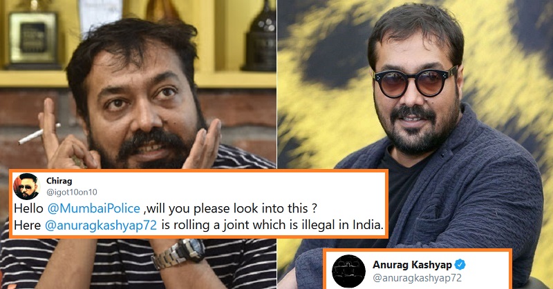 Anurag Kashyap Rolling A Joint