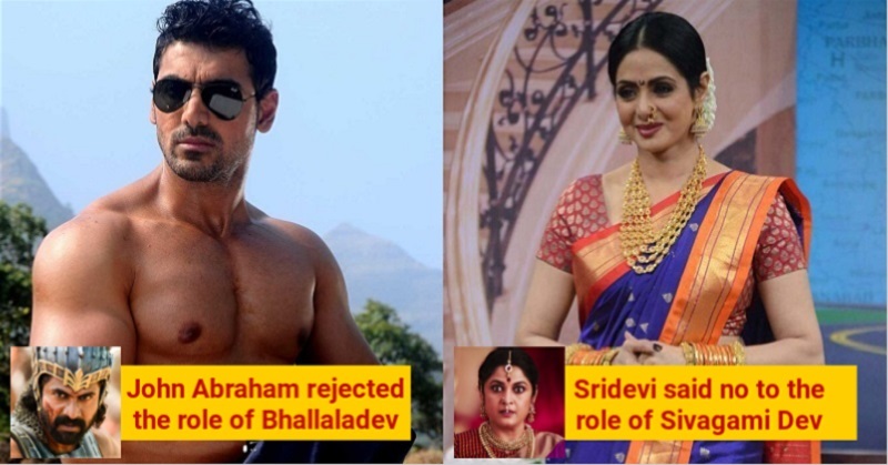 Celebrities who rejected Bahubali
