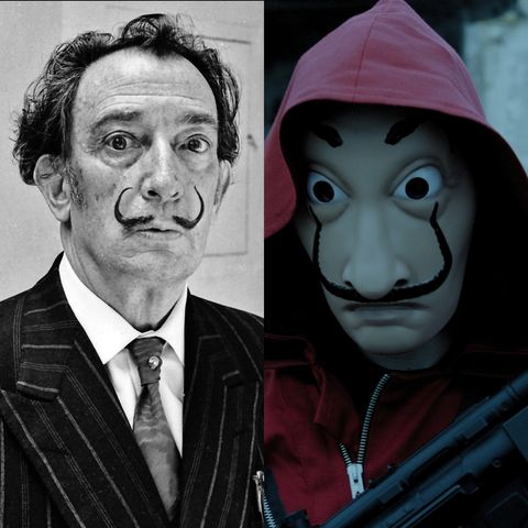 Dali mask inspiration Salvador Dalí