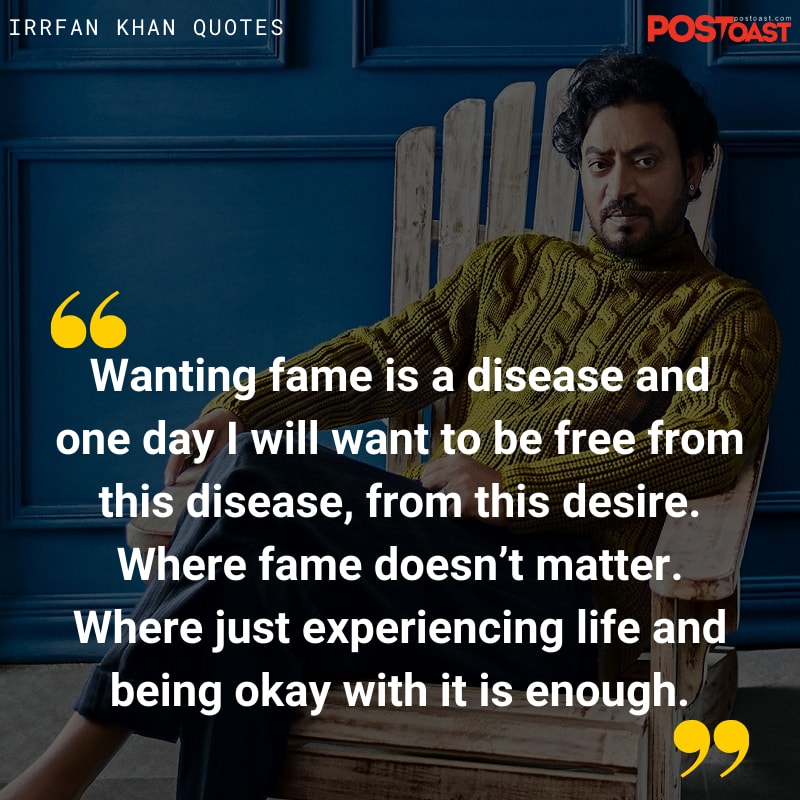 Best Quotes by Irrfan Khan