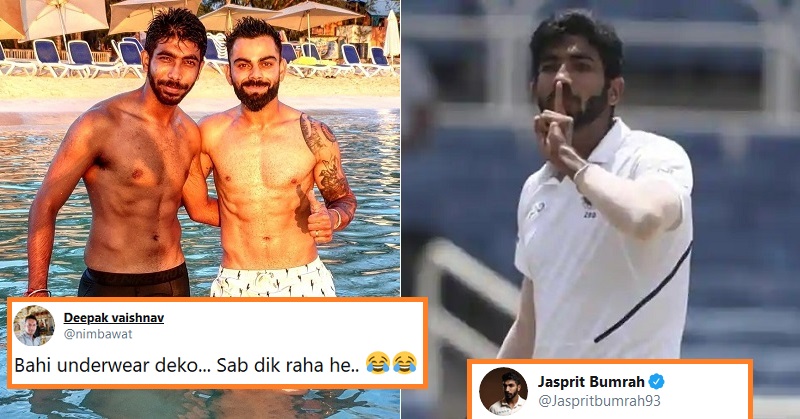 Jasprit Bumrah Trolled for Underwear