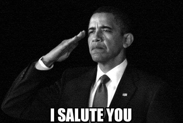 Obama salute meme