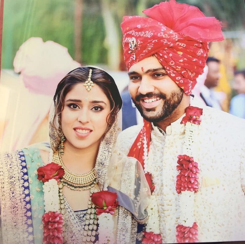 Rohit Sharma Ritika marriage photos