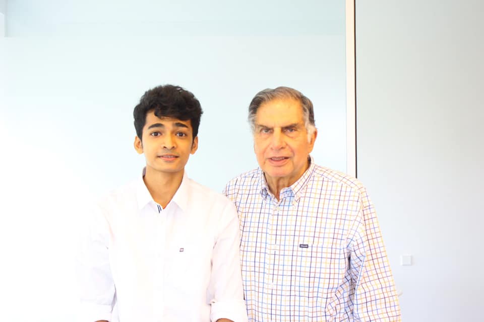 Shantanu Naidu and Ratan Tata