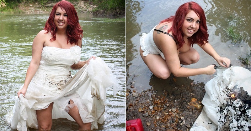 Woman Celebrates Her Divorce with a Wild Photoshoot