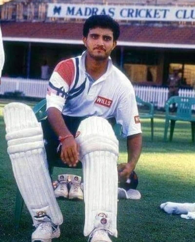 Young Sourav Ganguly