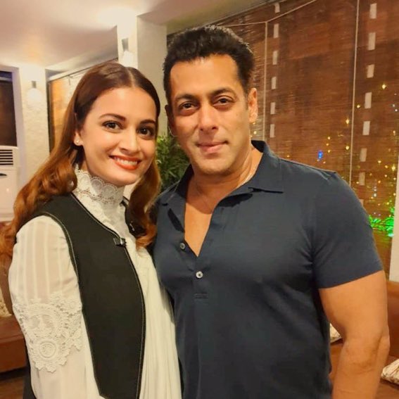 dia mirza with salman khan