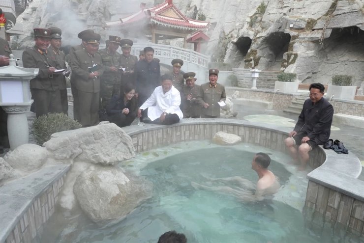 north korea ban hot water bath