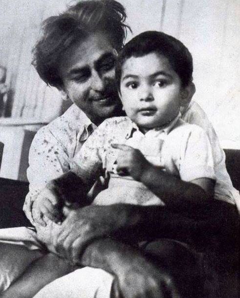 rishi kapoor as a baby