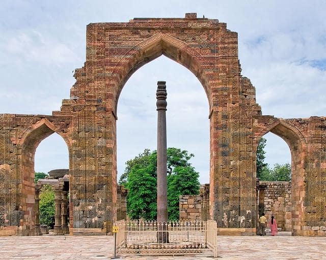 rust-free iron pillar at Qutb Minar