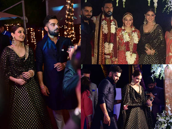 virat anushka at yuvraj wedding