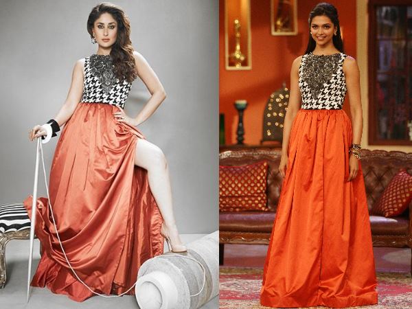 Kareena Kapoor and Deepika Padukone same dress